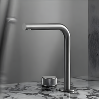 Mitigeur de lavabo MONCEAU en laiton massif – bec droit