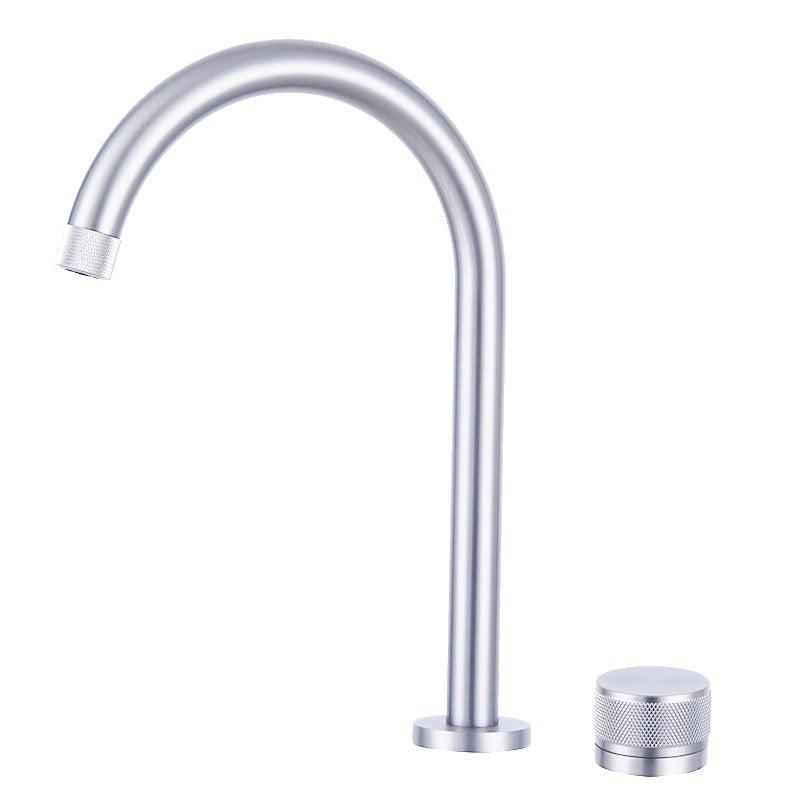 Mitigeur MARAIS finition inox brossé sur fond blanc
