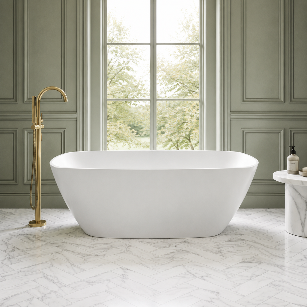 Baignoire Îlot ISAR — MINERALICAST®