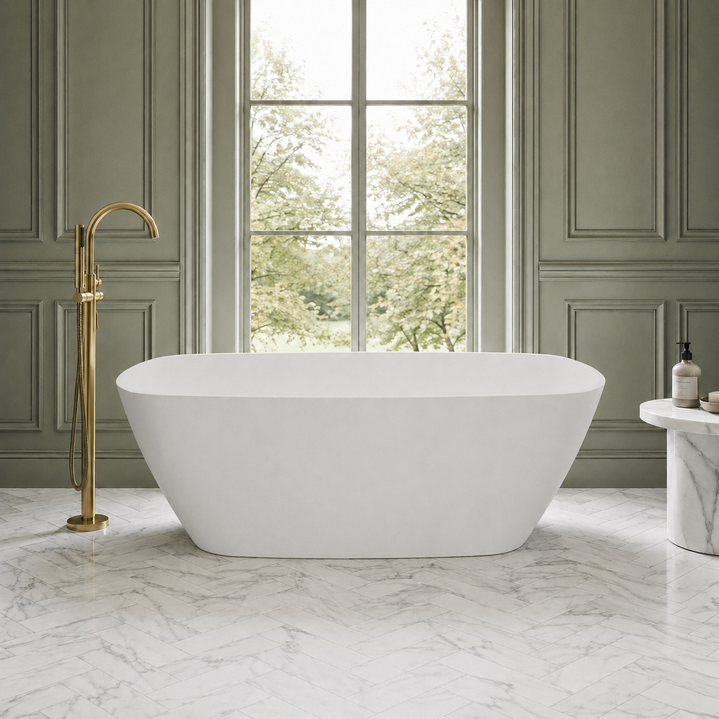 Baignoire Îlot ISAR — MINERALICAST®