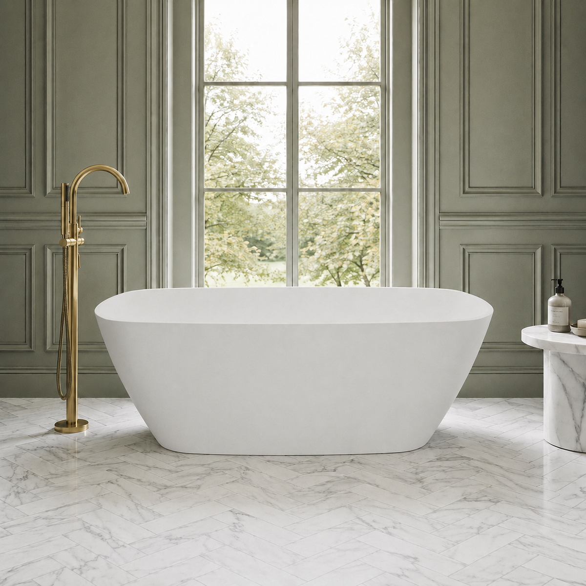 Baignoire Îlot ISAR — MINERALICAST®