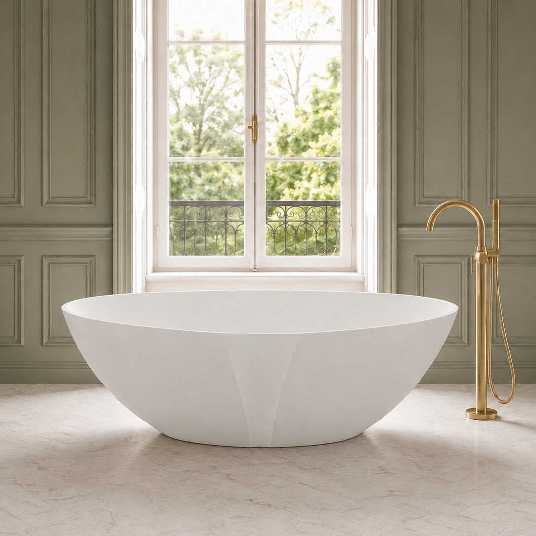 Baignoire Îlot SELIA — MINERALICAST®