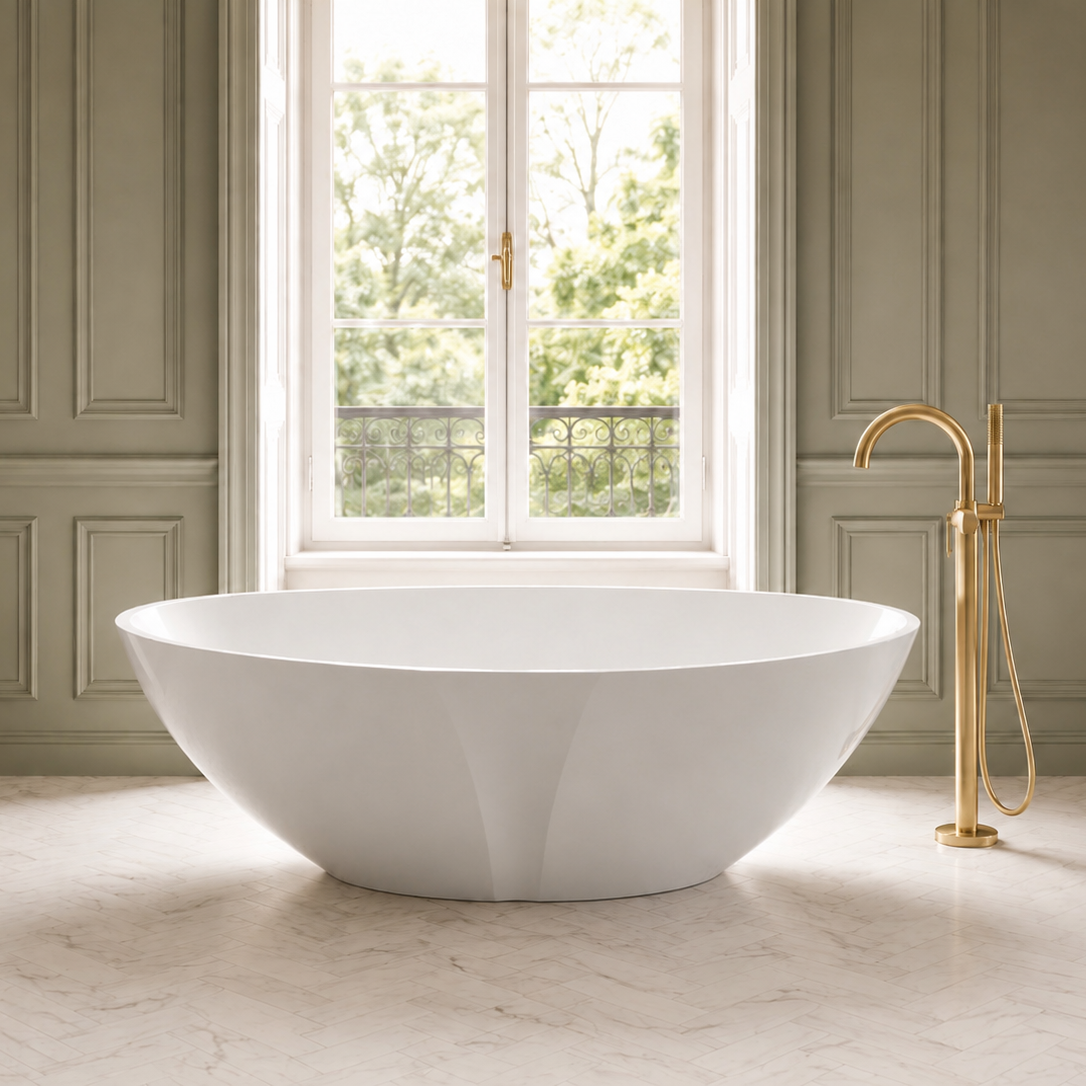 Baignoire Îlot SELIA — MINERALICAST®