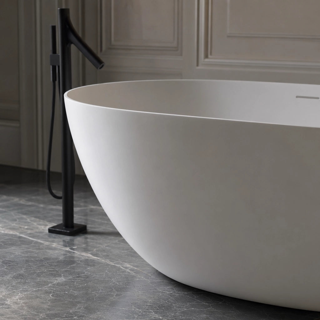 Baignoire Îlot MOON — MINERALICAST®
